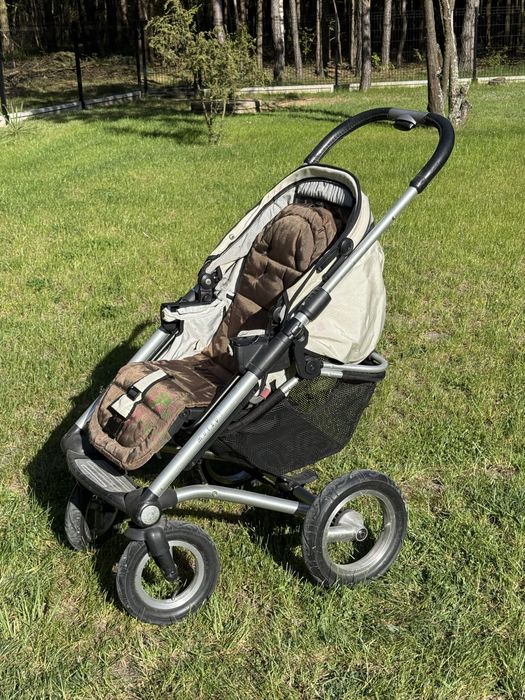 Duży zestaw Wózek, Fotelik Mutsy 4Rider, Joey Silver 5 w 1 ISOFIX