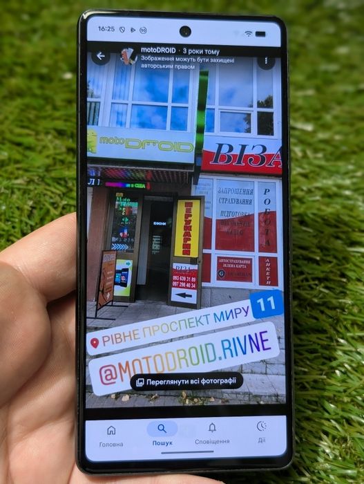 Google pixel 7 8/128Gb (21758) нова АКБ Obsidian Оригінал з Сша