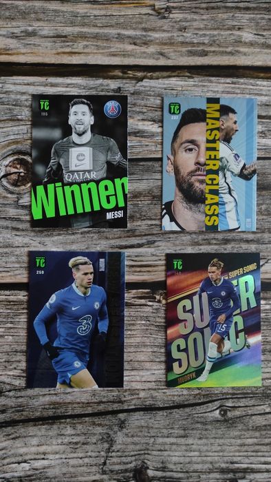 Картки Panini Top class Мессі та Мудрика