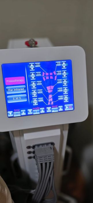 Sistema de pressoterapia digital 3 em 1