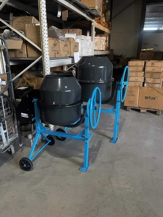 Betoniarka 200l 850W 230V Mieszarka do Betonu Zaprawy Cementu Betoniarka Elektryczna