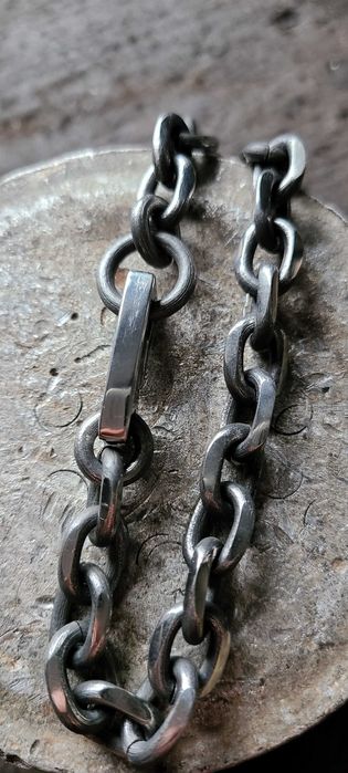 Титановый браслет ручной работы якорная цепь чистый титан Grade1