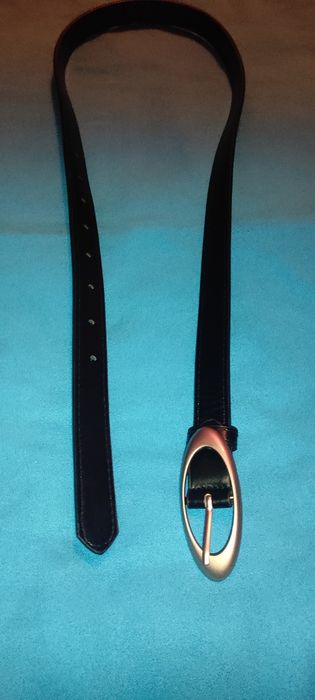 Pasek czarny unisex