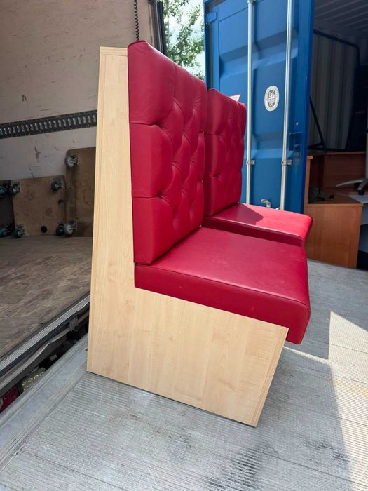 Sofa barowa loża 60x106 czerwona sofy loże kanapa  biuro dom pub bar