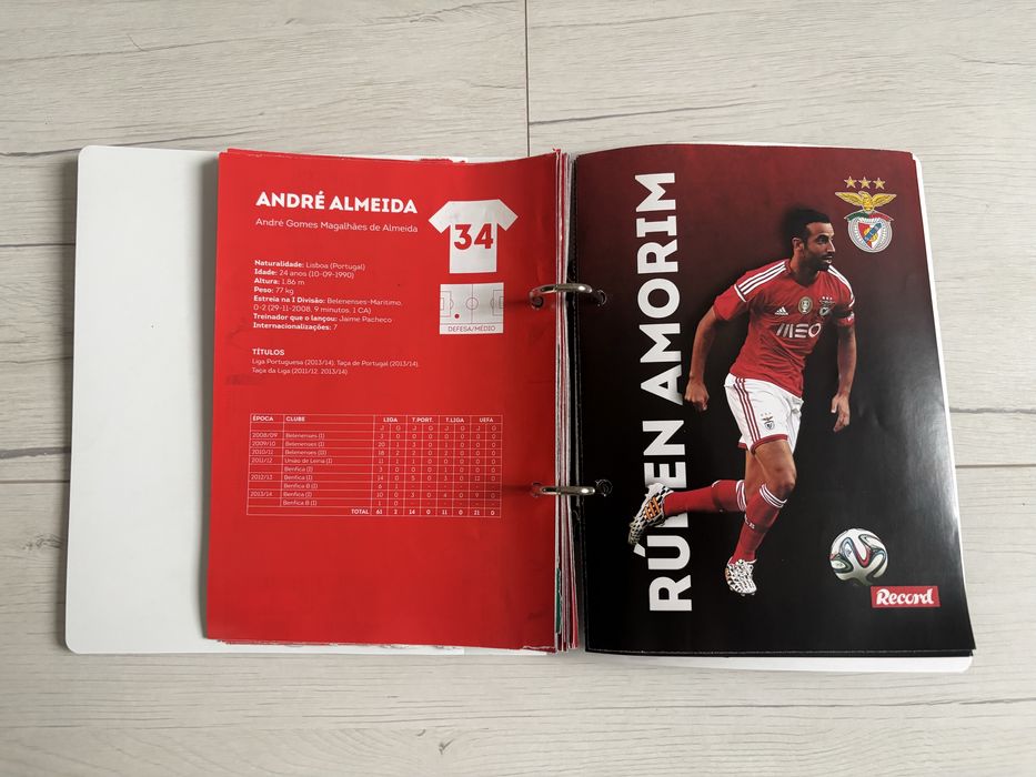 Colecção Record - Plantel Benfica 14/15
