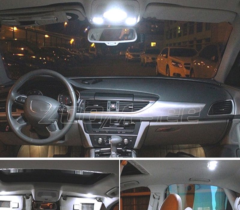 KIT COMPLETO 17 LAMPADAS LED INTERIOR AUDI A6 S6 RS6 C7 AVANT WAGON 12-