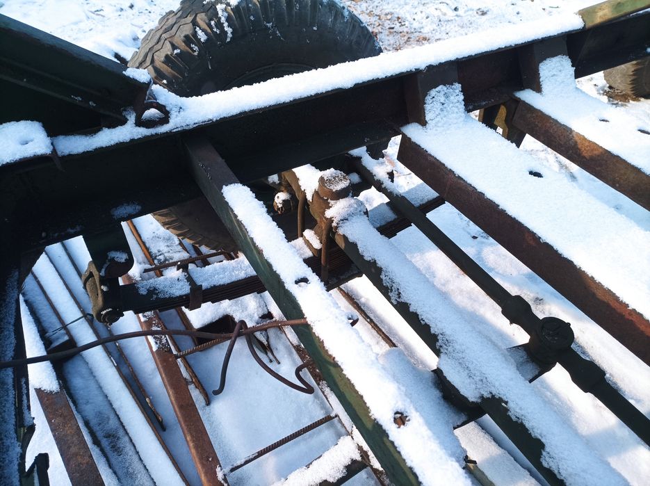 Двовісний прицеп шасі Рама зіф-55