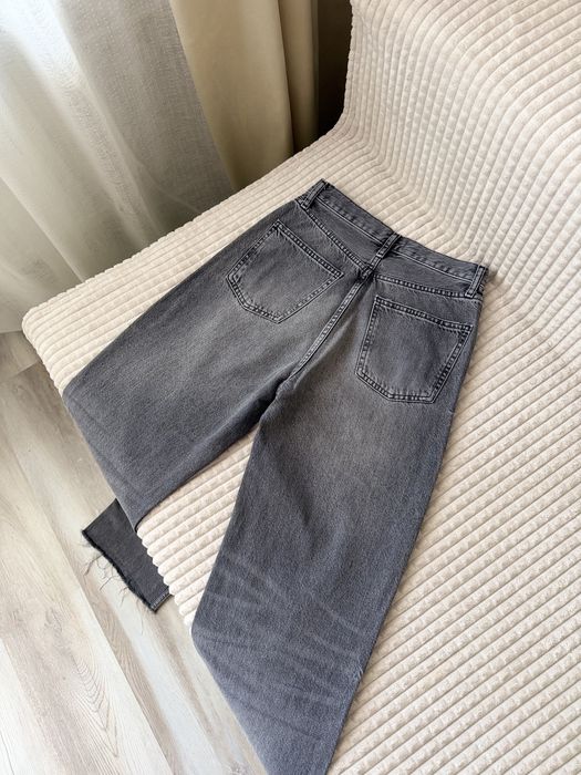 Джинси Wide Leg ZARA 36/S mex.26 сірі джинси зара