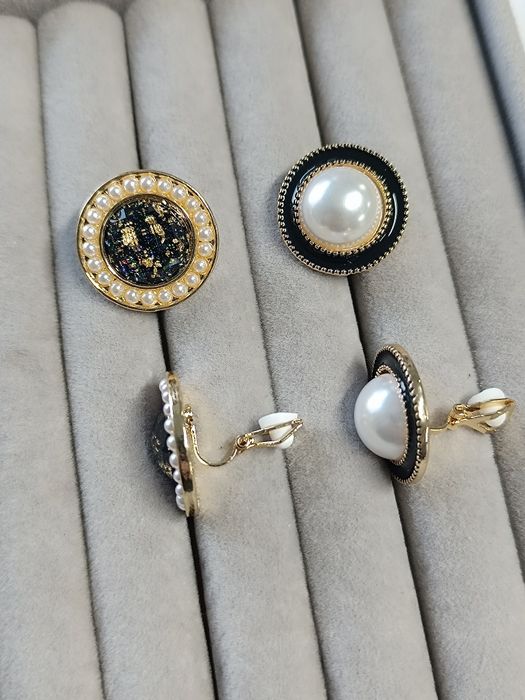 Сережки Кліпси святкові , Клипси без проколу вушка