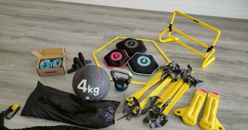 Banco Adidas  Kettlebells Sacos Areia Escadas  Barreiras Cones