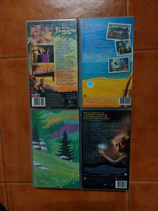 Filmes Animação VHS - Lote