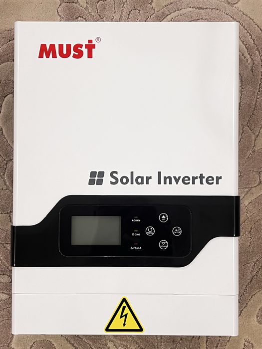 Гібридний сонячний інвертор Must  3.2 кВт / 24в / МРРТ 60А