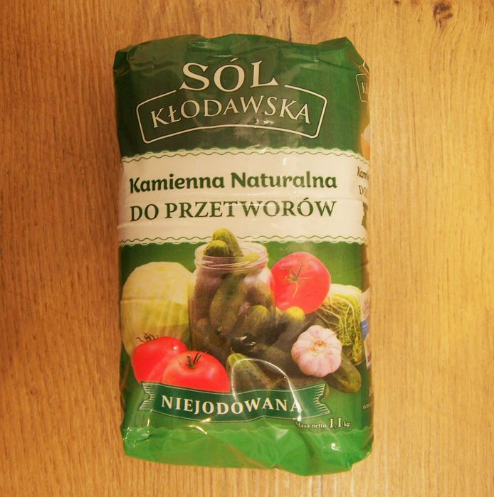 SÓL KŁODAWSKA nie jodowana bez antyzbrylaczy 10 x 1,1 kg