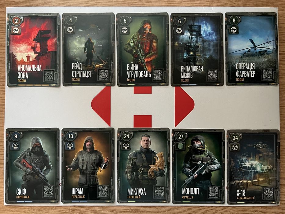 Картки S.T.A.L.K.E.R. 2 обмін сталкер 2