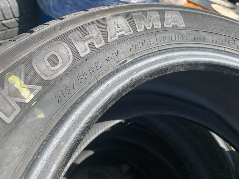 215-55-R17 YOKOHAMA GEOLANDAR 4 штуки комплект летней резины GERMANY 2024