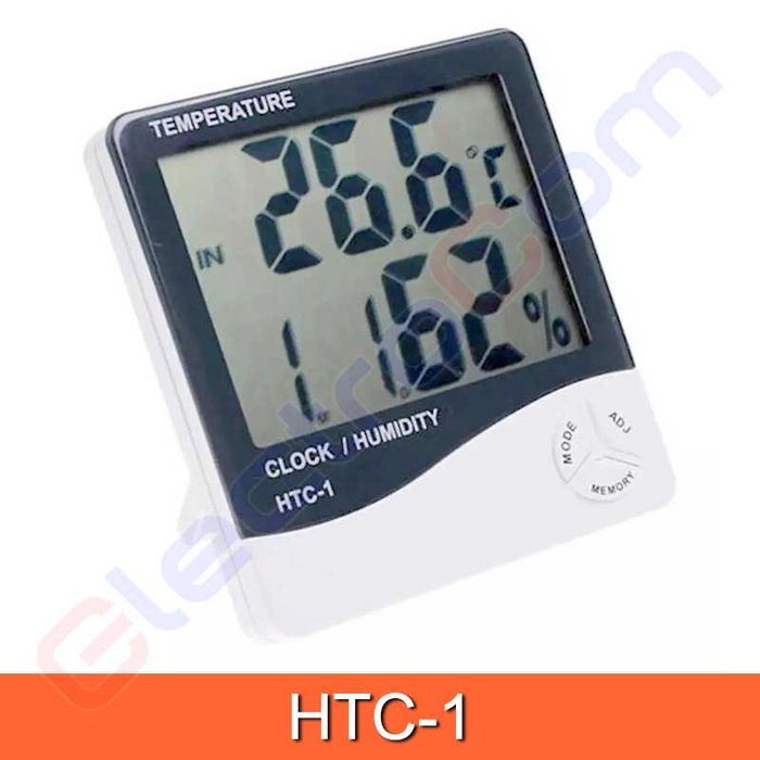 Периферія - ЖК термометр, гігрометр, годинник, будильник, календар