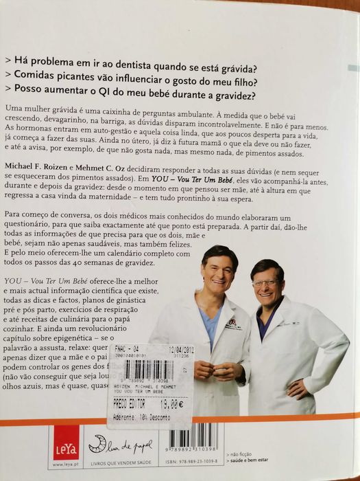 Livro "You" Vou ter um bebé