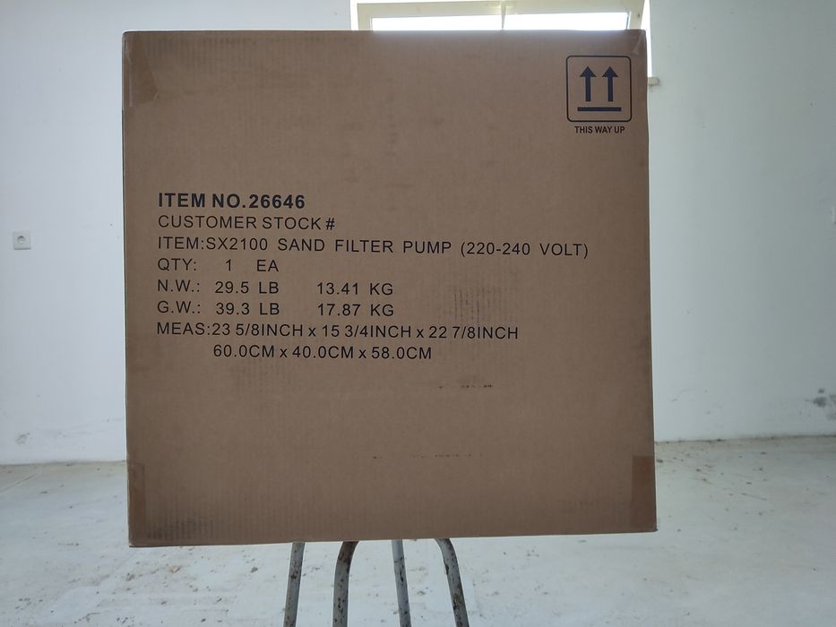 Bomba filtro de areia Intex para piscina