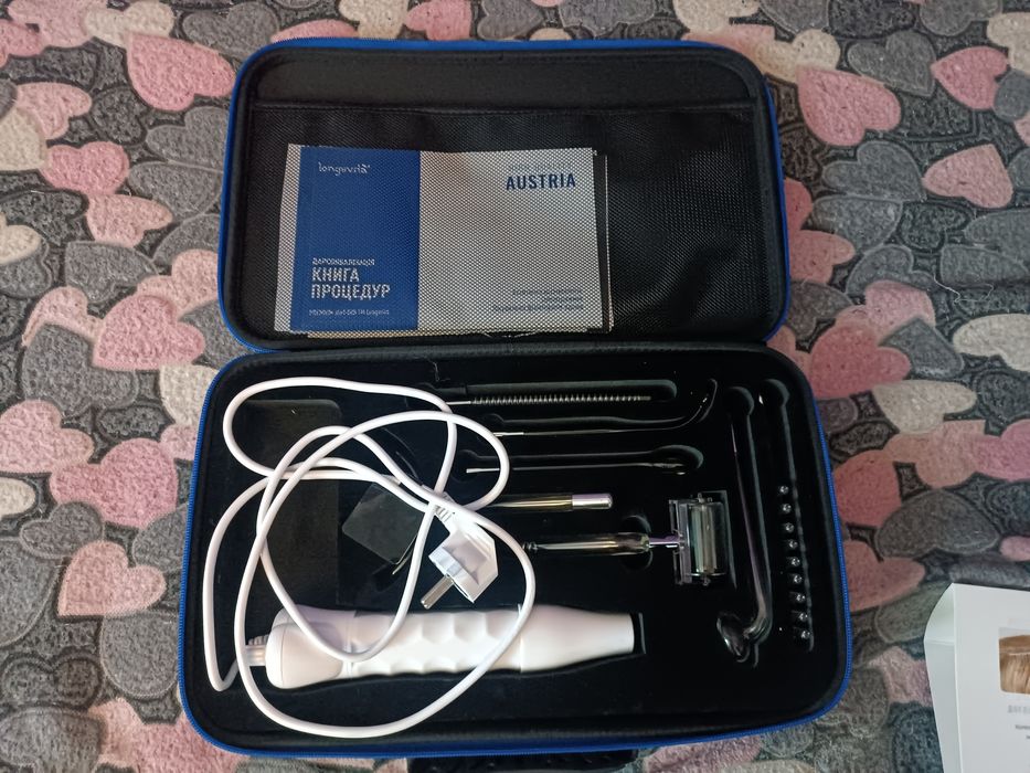 Дарсонваль ,оригінал у фірмовому футлярі 9 предметів