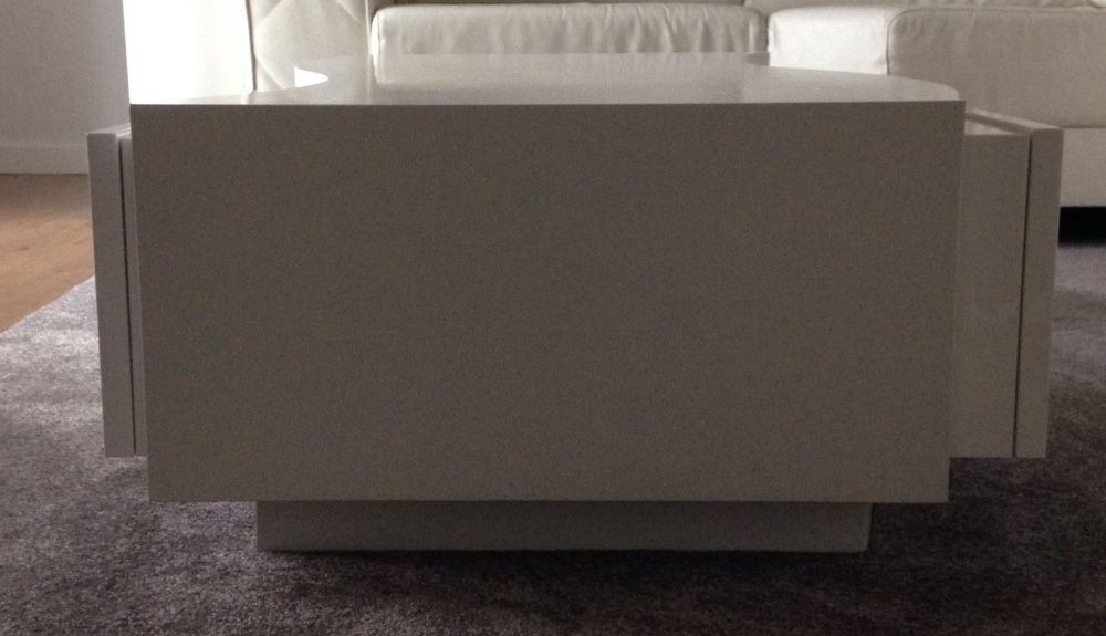 Mesa Centro Egg Branco