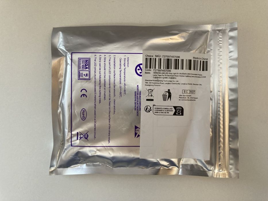 Продам світлодіодну стрічку LED 2835, довжиною 5 метрів