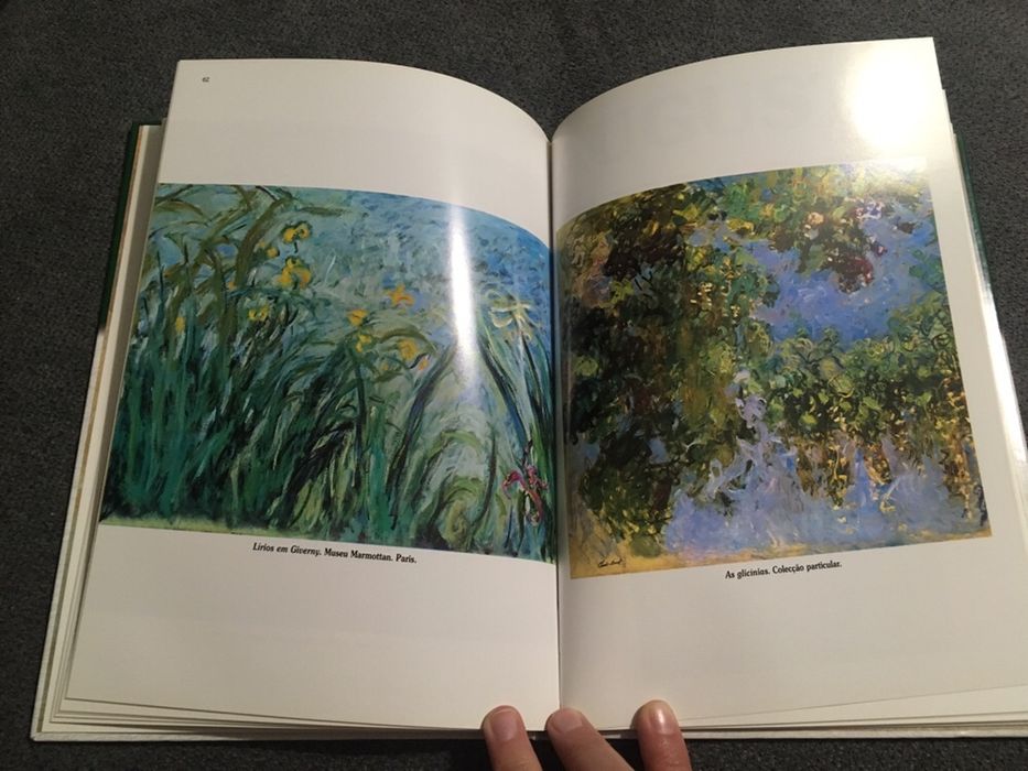 Colecção de 7 livros de pintura "Grandes mestres do impressionismo"