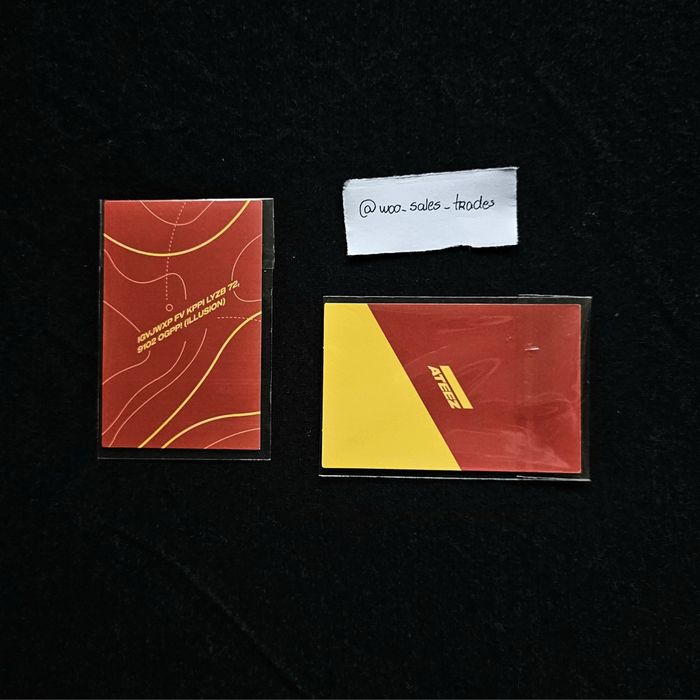 Ateez photocard Tresure ep.3 one to all kpop