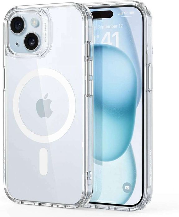 ESR Classic Hybrid Case iPhone 15 Clear HaloLock Przezroczyste Etui