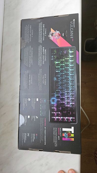 Klawiatura ROCCAT Vulcan II Mini Czarny ROC-12-043 Gwarancja