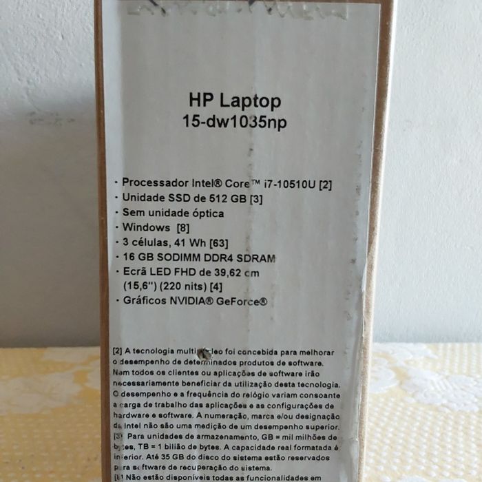 HP Laptop 15-dw1035np