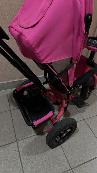 Триколісний дитячий велосипед Turbo Trike з батьківською ручкою