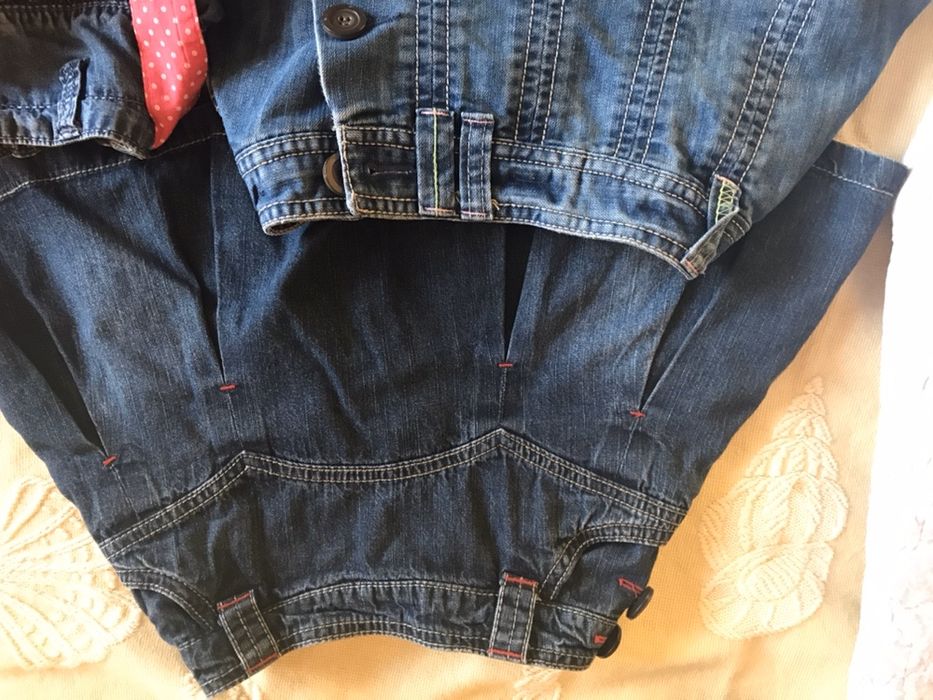 Saias e casaca de ganga 4 a 5 anos, portes grátis