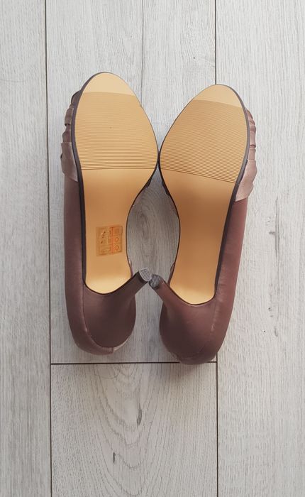 Satynowe szpilki, buty na obcasie, Code, 38