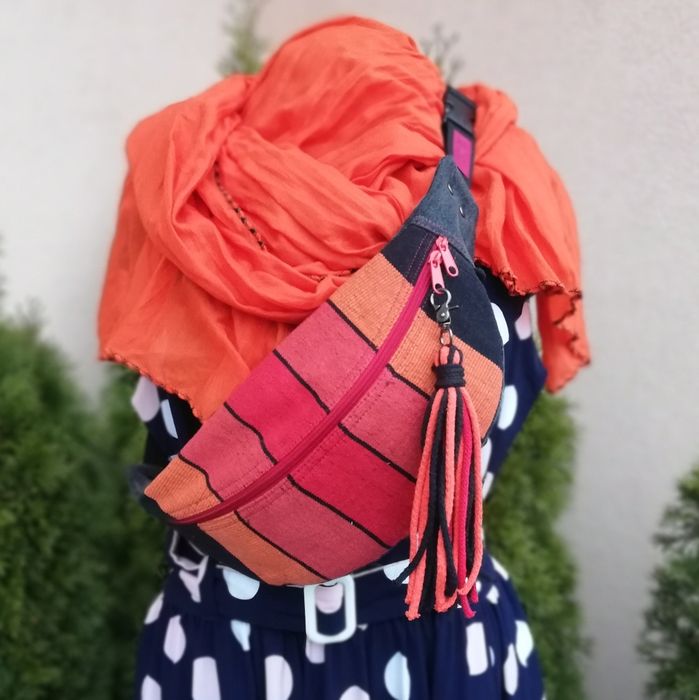 Nerka/saszetka, bardzo duża, handmade