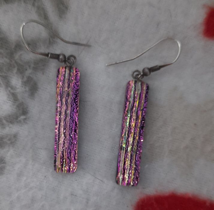 Kolczyki ze szkla murano