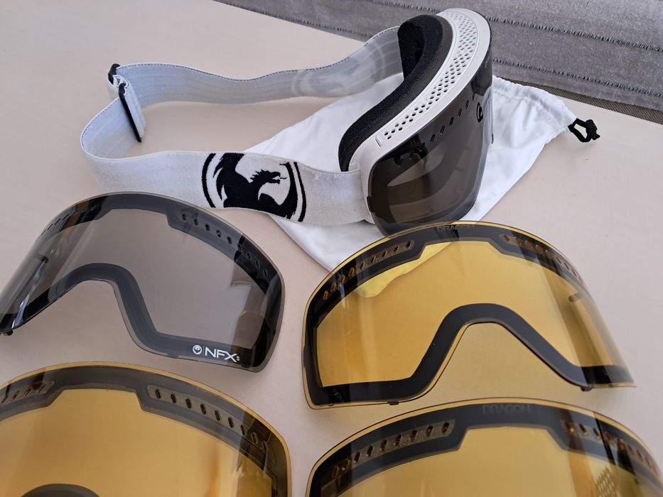 Óculos de neve goggles Ski Snowboard Dragon
