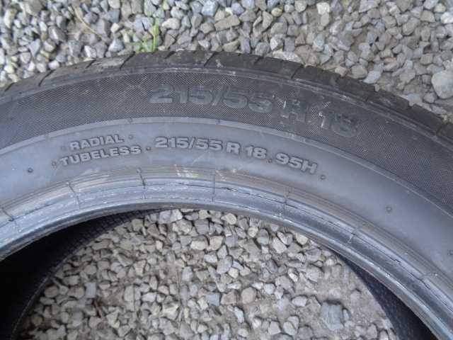 215/55/18 continental contact2 dot1714 6,5mm bieznik lato suv