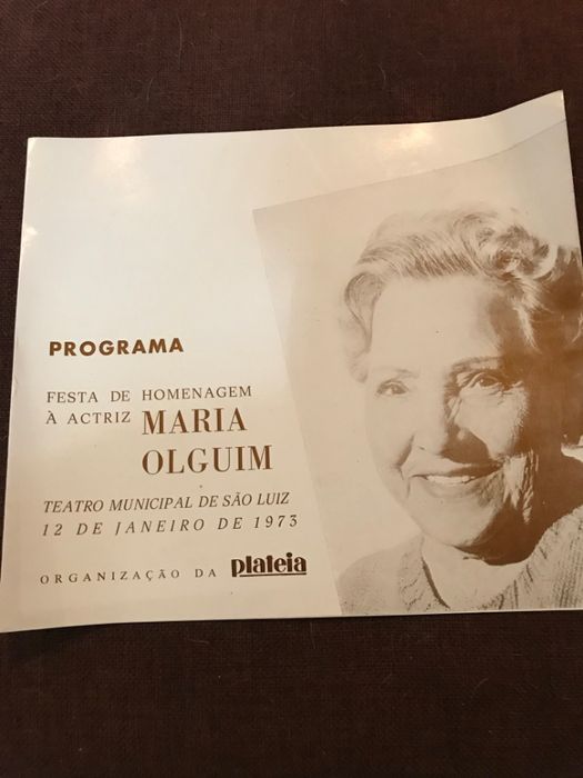 Programas antigos diversos e ementa de jantar oficial