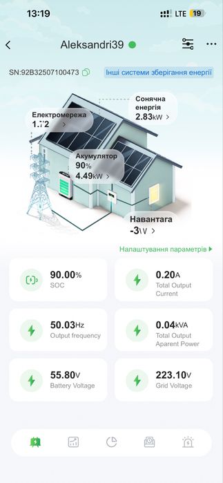 Гібридний інвертор 11кВт