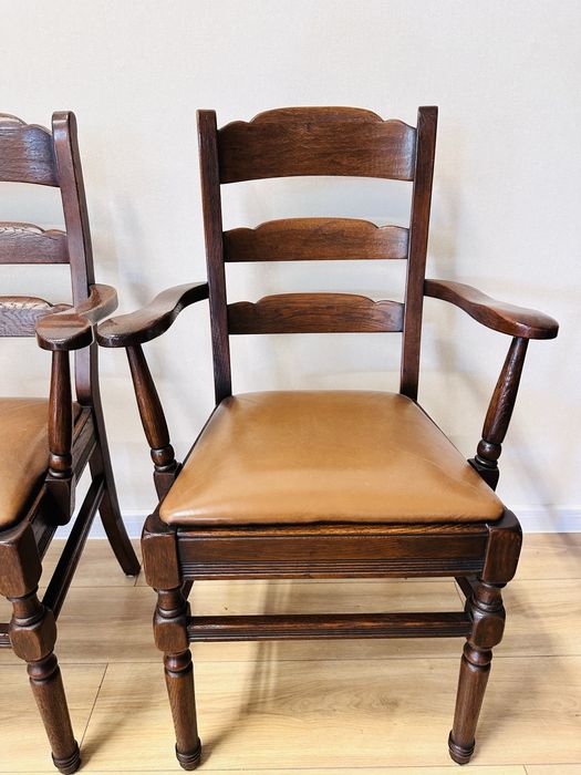 Holenderskie, 4 fotele dębowe :)