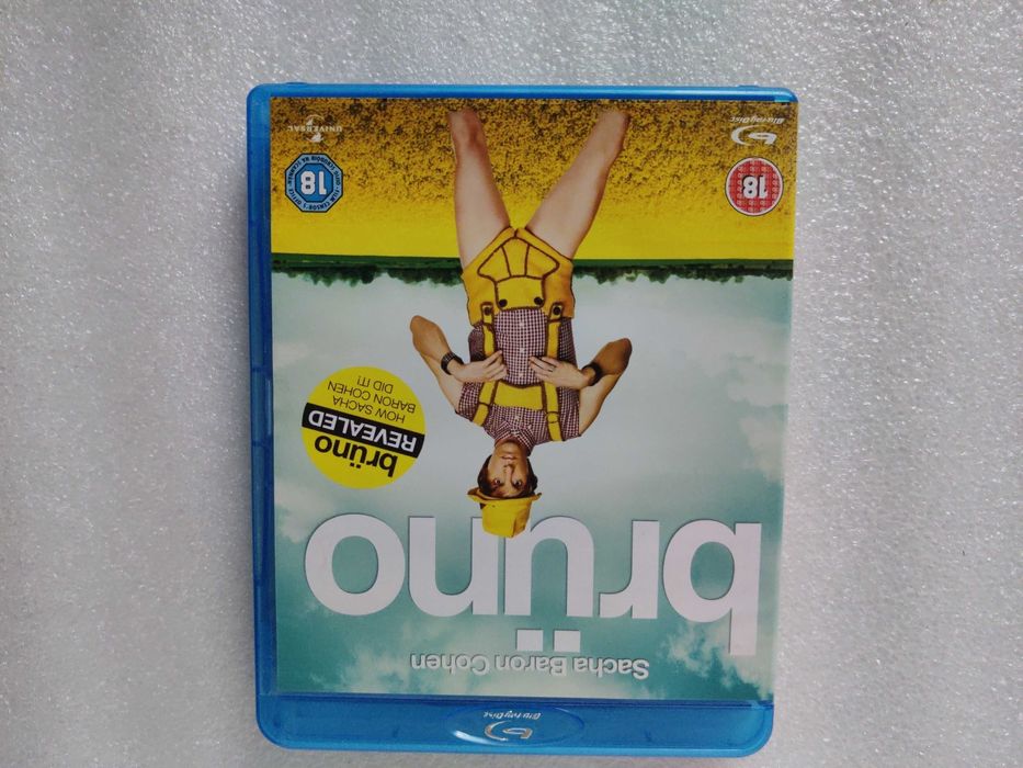Bruno Blu-ray disc Sacha Baron Cohen 18+