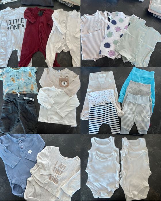 Paka ubrań chłopiec 50-62 60 szt