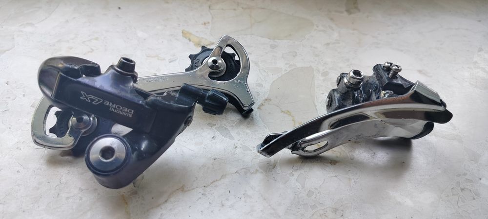 Komplet przerzutek Deore LX retro MTB