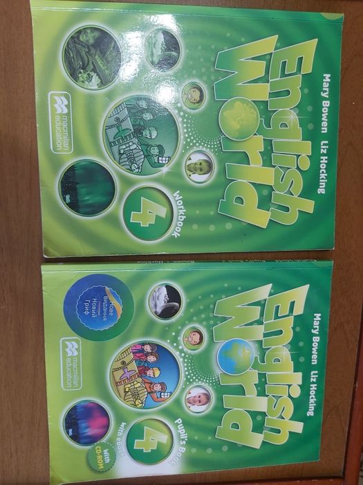 English World Mary Bowen Liz Hocking  Pupil's Book 4 and workbook 4