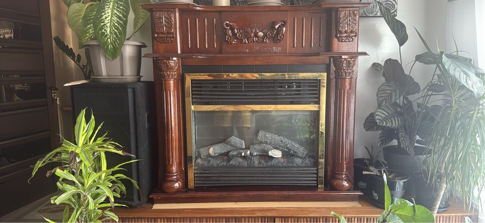Lareira eletrica - termoacumulador vintage