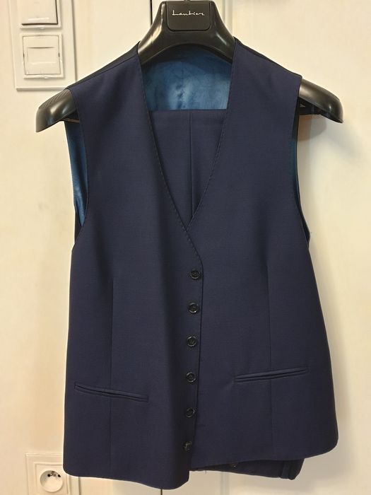 Garnitur męski VISTULA METROPOLIS 176/100/86 super slim plus kamizelka