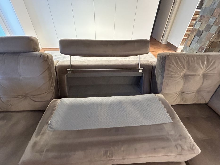Sofá modular grande em U