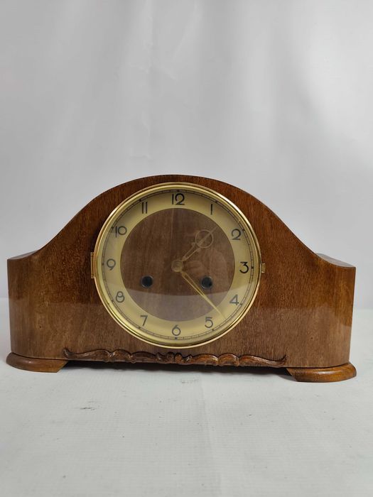 Zegar Kominkowy Drewniana Skrzynia