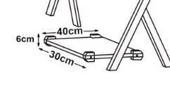 Suporte para PC Tarielarg Aspeto carvalho