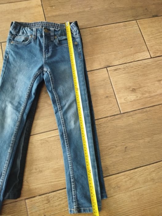 Zestaw spodni jeansowych jeansy dla dziewczynki 122
